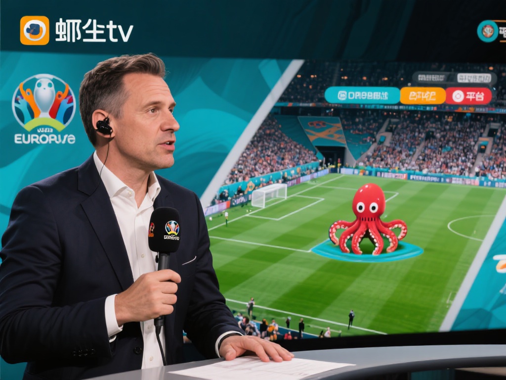 体育直播-章鱼tv-直播主播 例如,在一场欧洲杯比赛直播中,一位章鱼t